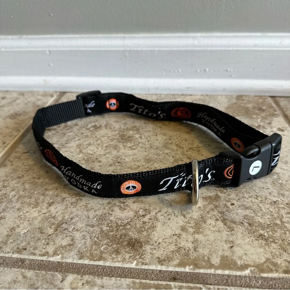 Tito’s Handmade Vodka Dog Collar - Size Large